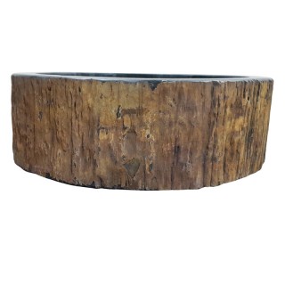 Vasque bois fossilisé n°20 - Taille M