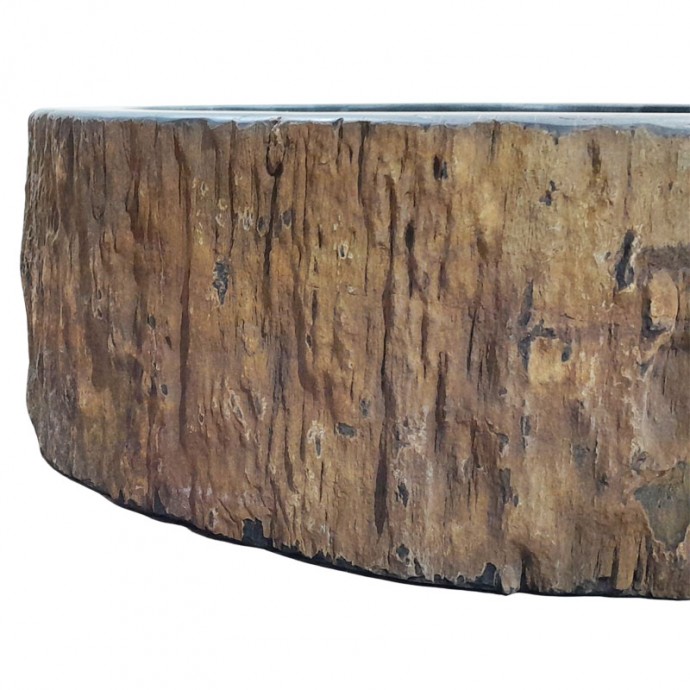 Vasque bois fossilisé n°20 - Taille M