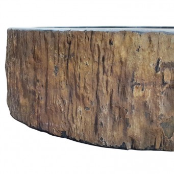 Vasque bois fossilisé n°20 - Taille M