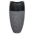 Vasque piedestal noire marbre Ø40cm design PGT-G