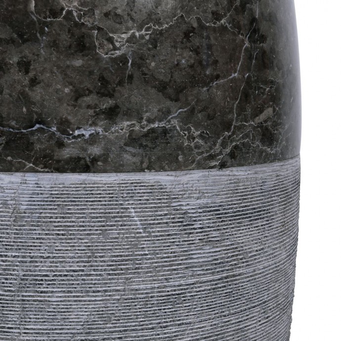colonne marbre noire Ø40cm design PGT-G