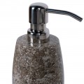 pousse savon en marbre modèle D gris