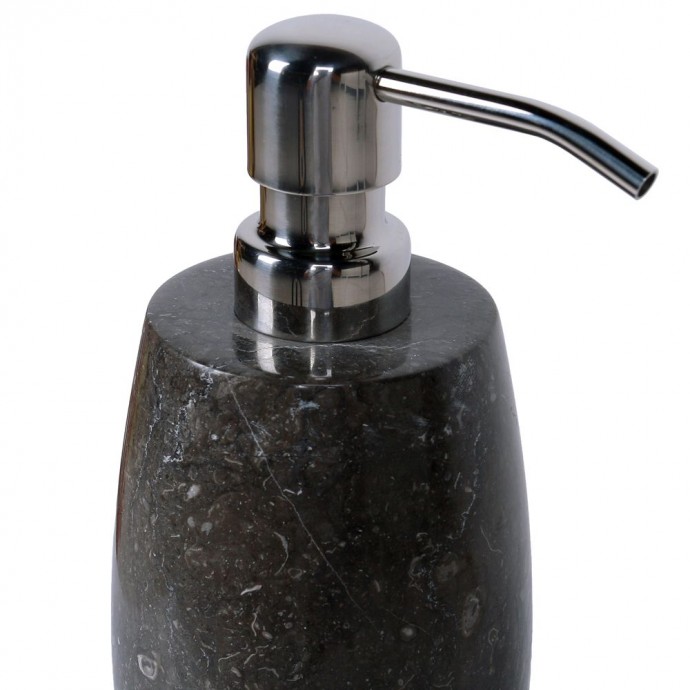 accessoires savon en marbre modèle D noir