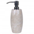 accessoire savon en marbre modèle D creme