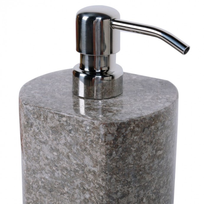 pousse savon en marbre modèle A gris