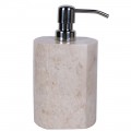 Distributeur de savon en marbre modèle A beige