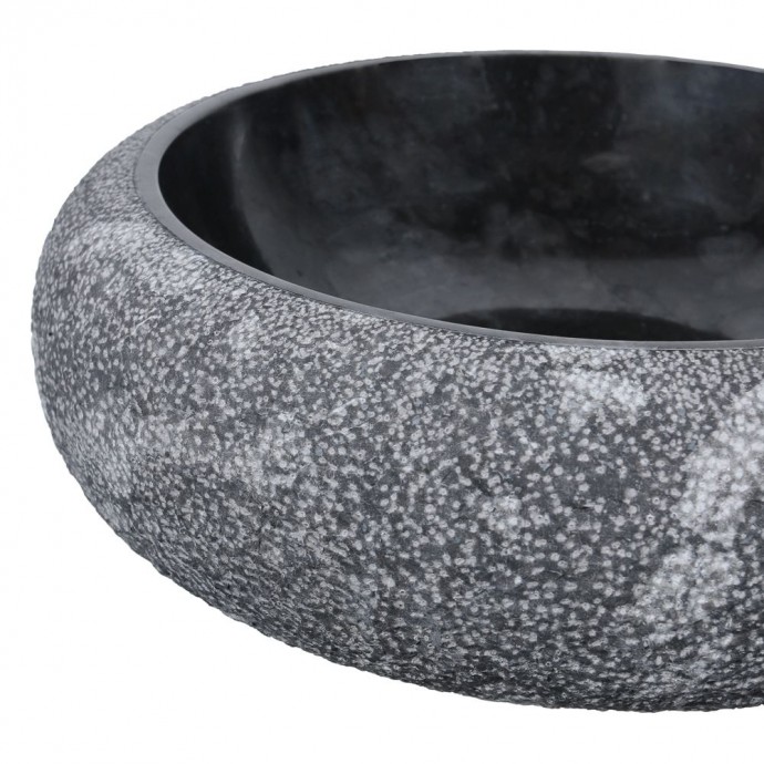 Vasque marbre boudin Ø40cm points DN-D