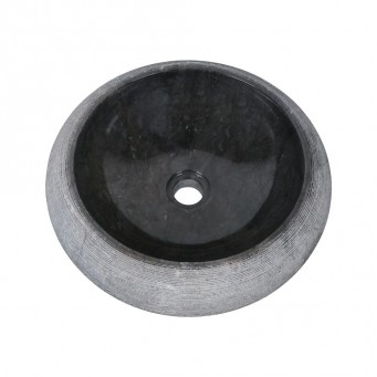 Vasque marbre donut Ø40cm traits DN-G noir Vasque marbre donut Ø40cm traits DN-G noir