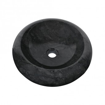 Vasque marbre donut Ø40cm lisse DN-P noir Vasque marbre donut Ø40cm lisse DN-P noir