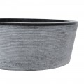Vasque marbre ronde Ø40cm traits LY-G noir